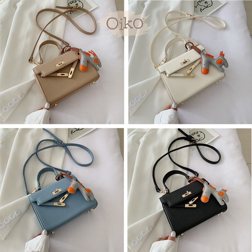 TAS SELEMPANG WANITA OIKO HERIA LEATHER SLING BAG