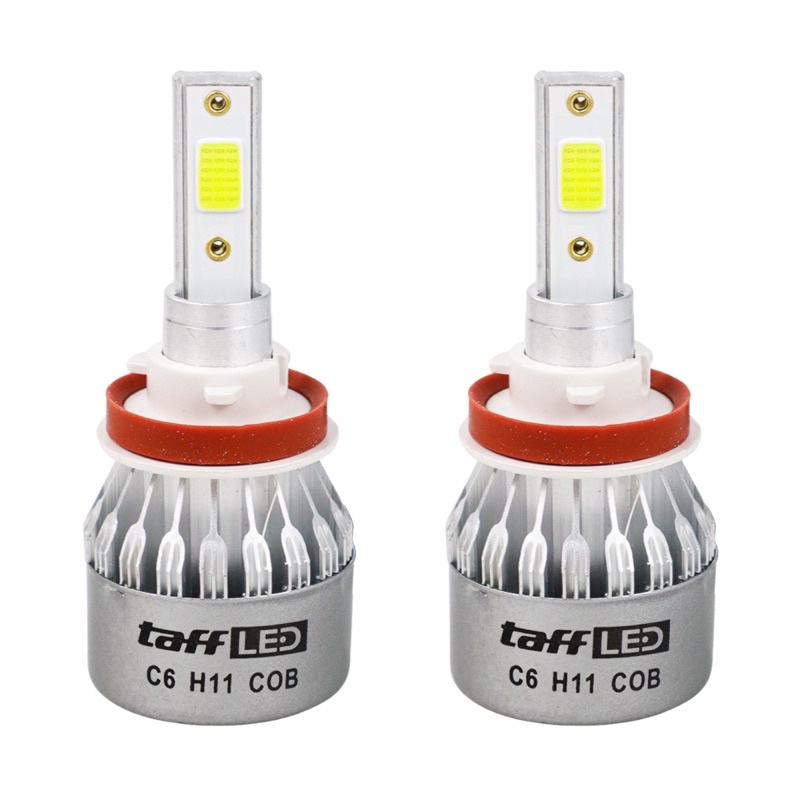 TaffLED Lampu Mobil Headlight LED H11 COB 2 PCS - C6 - White