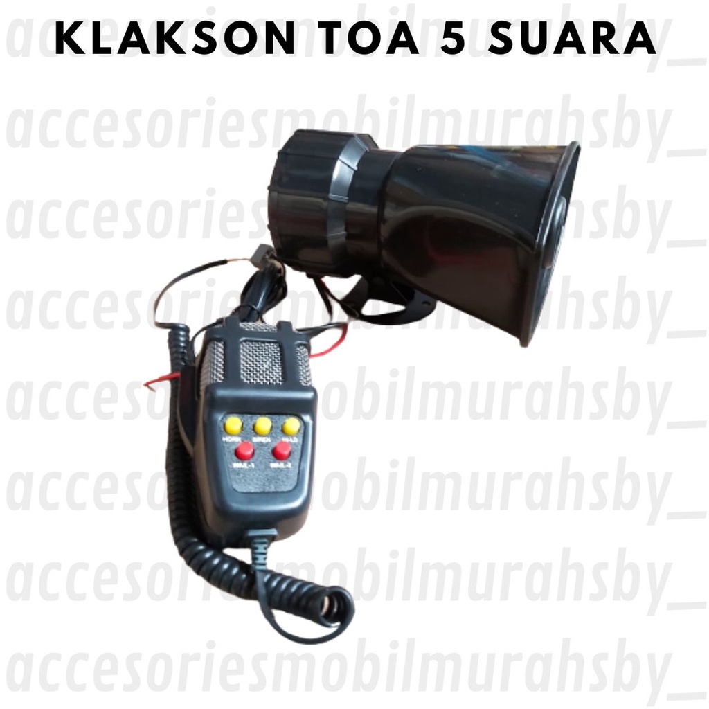 Klakson Toa + Mic 5 Suara