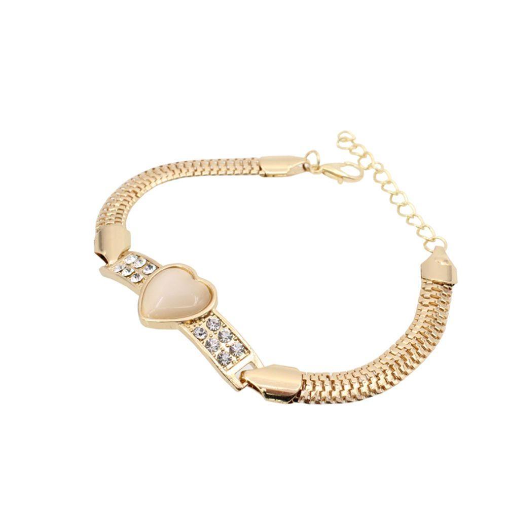 Needway Bangle 18k Natural Bracelets Gelang Emas Isi Kristal Wanita