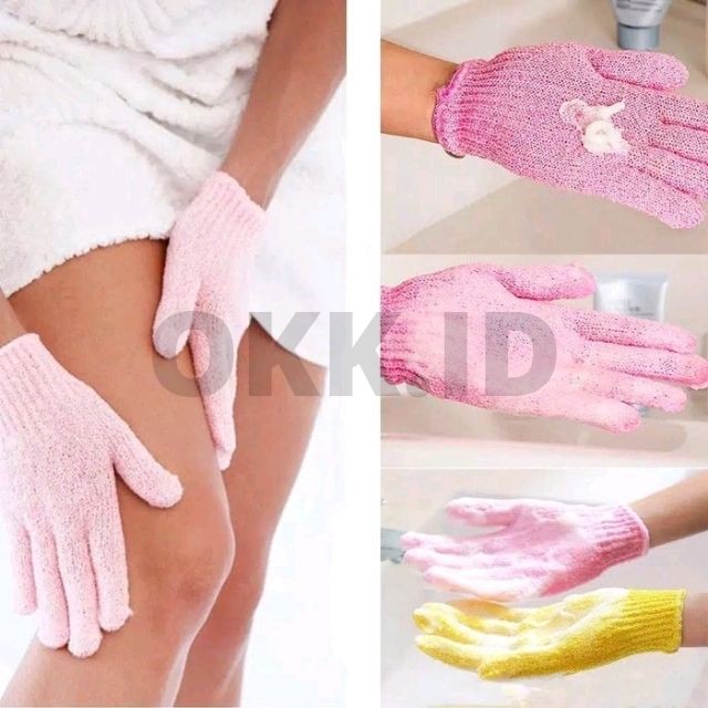 Sarung Tangan Mandi Scrubber Exfoliating Tubuh Pijat Sarung Tangan Mandi Untuk Spa Pijat