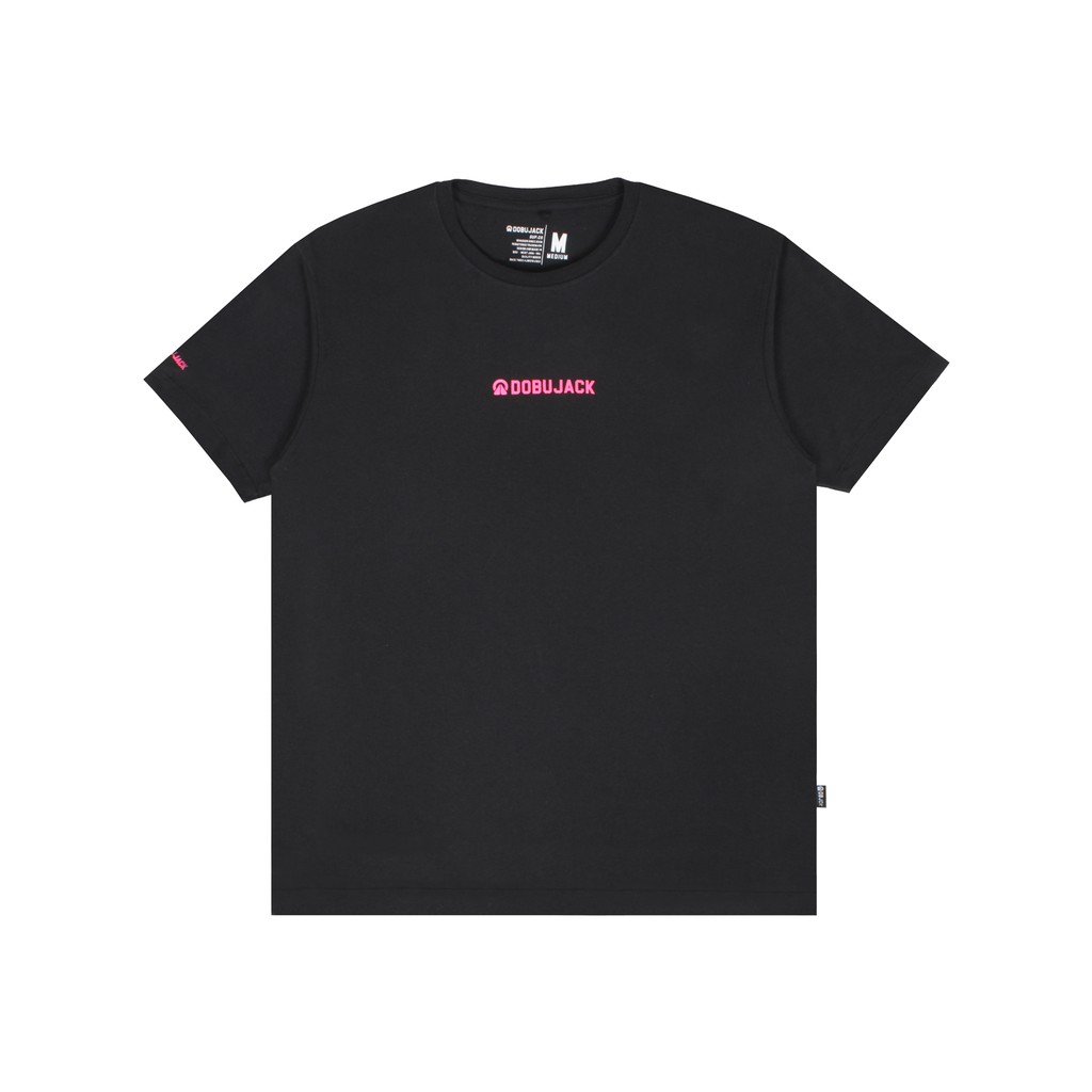 

Dobujack Tshirt Littlelogo Magenta Black tees