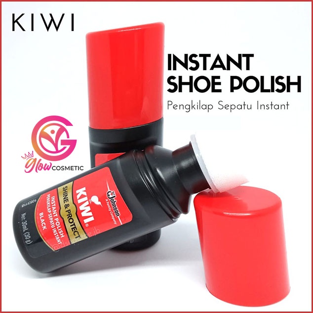 KIWI SHINE &amp; PROTECT INSTANT POLISH PENGKILAP SEPATU INSTANT 30ML