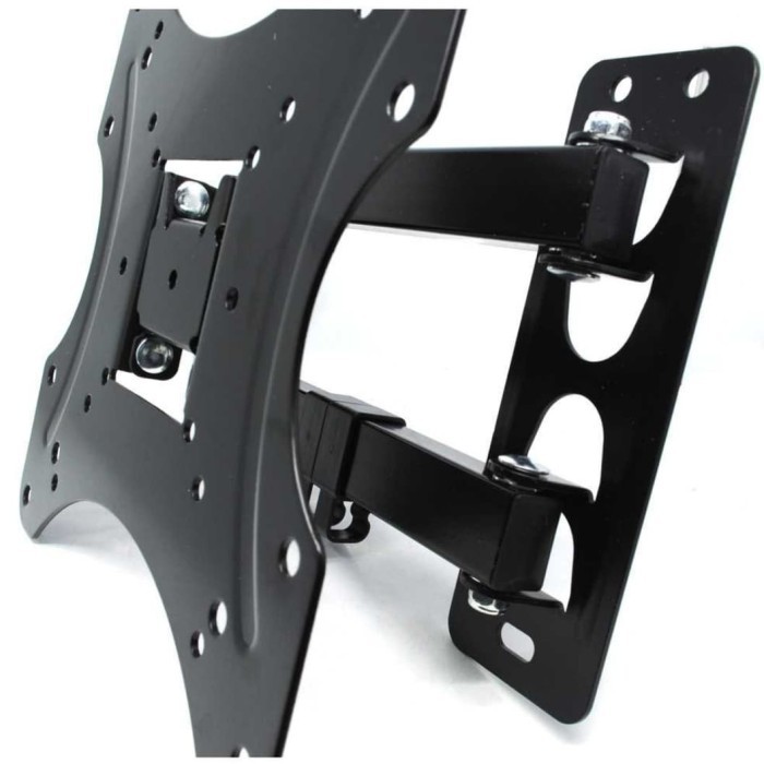 Bracket Braket Breket TV Swivel 4 Arah 23&quot; - 37&quot; Bisa Gojek