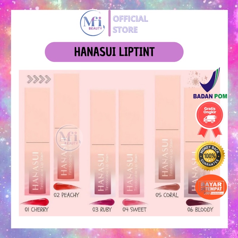 MFI - HANASUI TINTDORABLE LIP TINT LIP STAIN