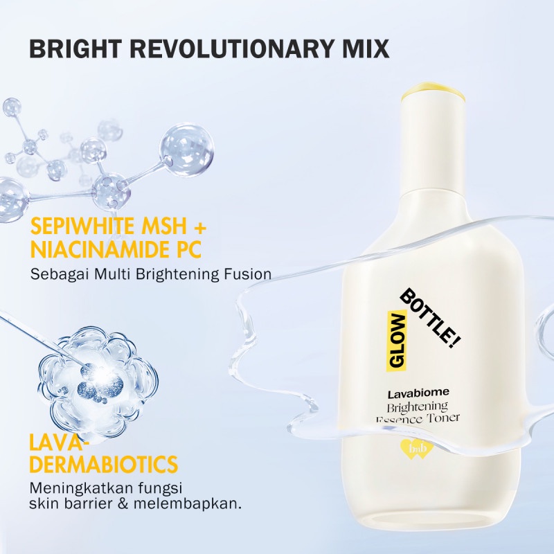 BNB Barenbliss Glow Bottle! Lavabiome Brightening Essence Toner 100ml