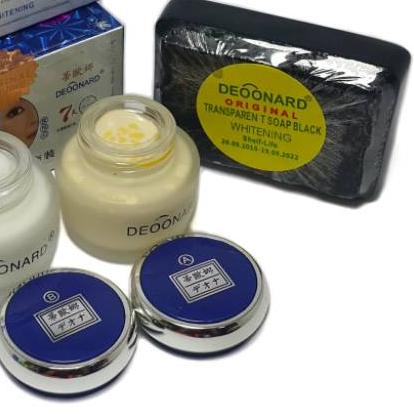 ➬ PAKET CREAM DEONARD SET DAN SABUN HITAM ORIGINAL ✺