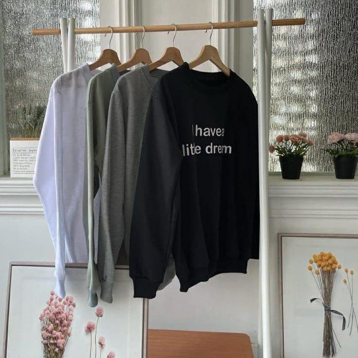 BASIC I HAVE LITTLE DREAM Sweater Hoodie Sweeter Hoody Sweter Crewneck Switer Suiter Sweteer Crewnek
