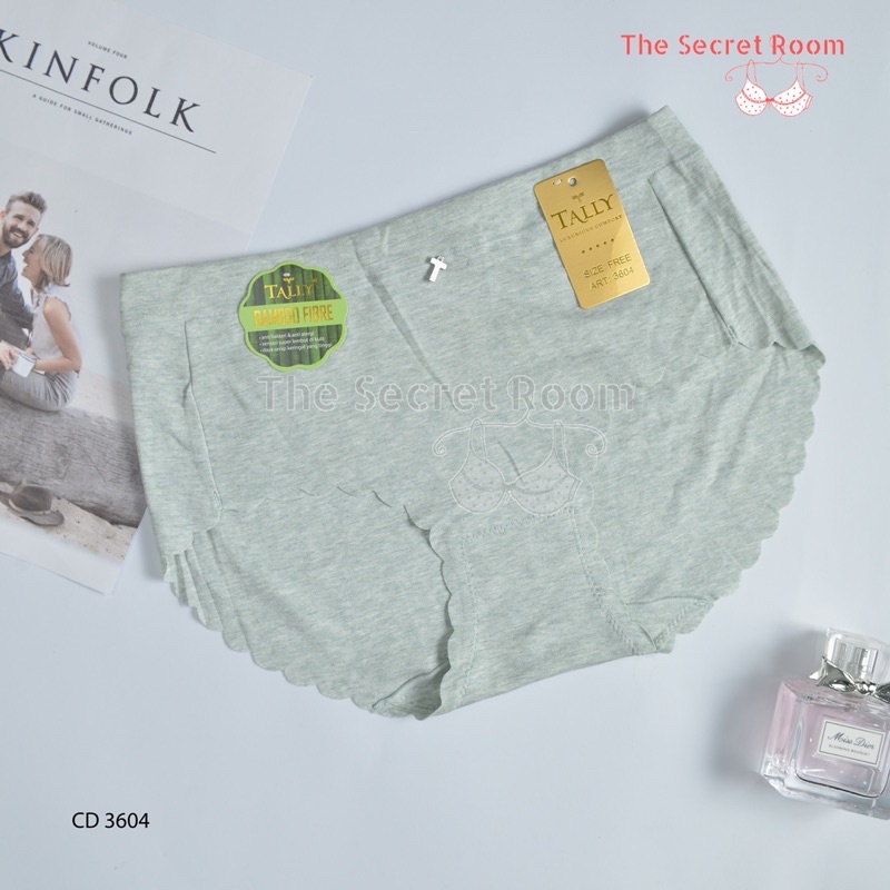 TALLY CD CELANA DALAM 3604 I FREE SIZE I FIT XXL I BAHAN KATUN BAMBOO