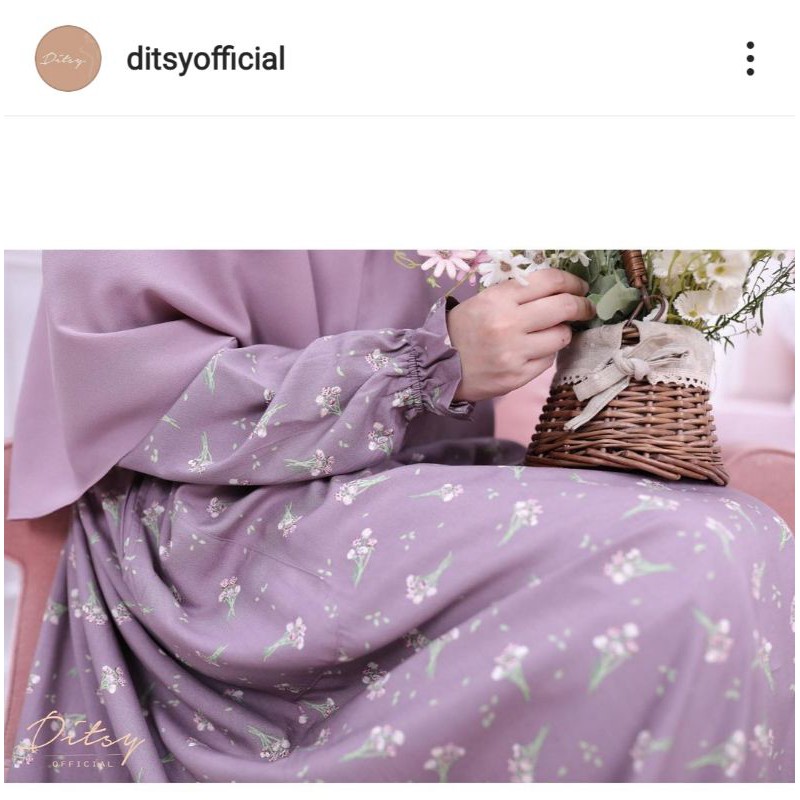 Ditsy Nightgown( Faeries Lilac )