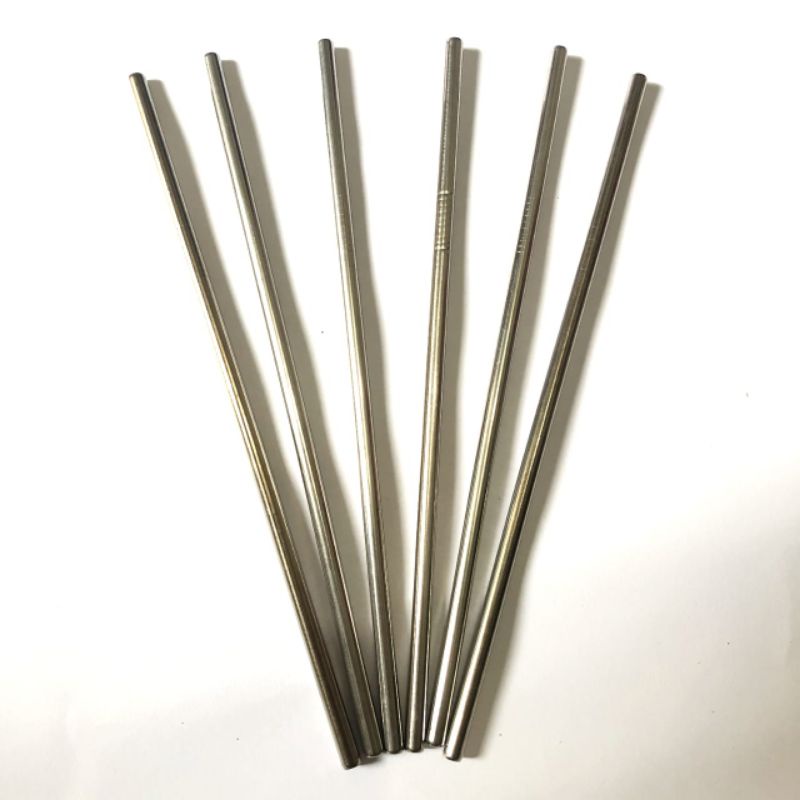 SEDOTAN STAINLESS STEEL LURUS LOGAM STRAW