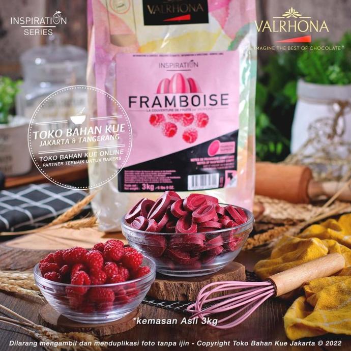 

Valrhona Inspiration RASPBERRY Framboise 500gr Couverture Chocolate ---NEW---