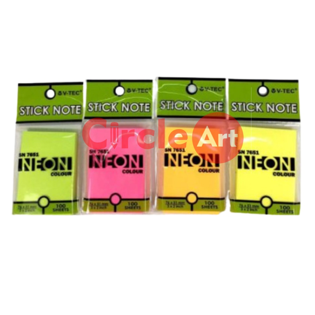 

Stick Note V-TEC SN-7651(76x51mm) / sticky Note
