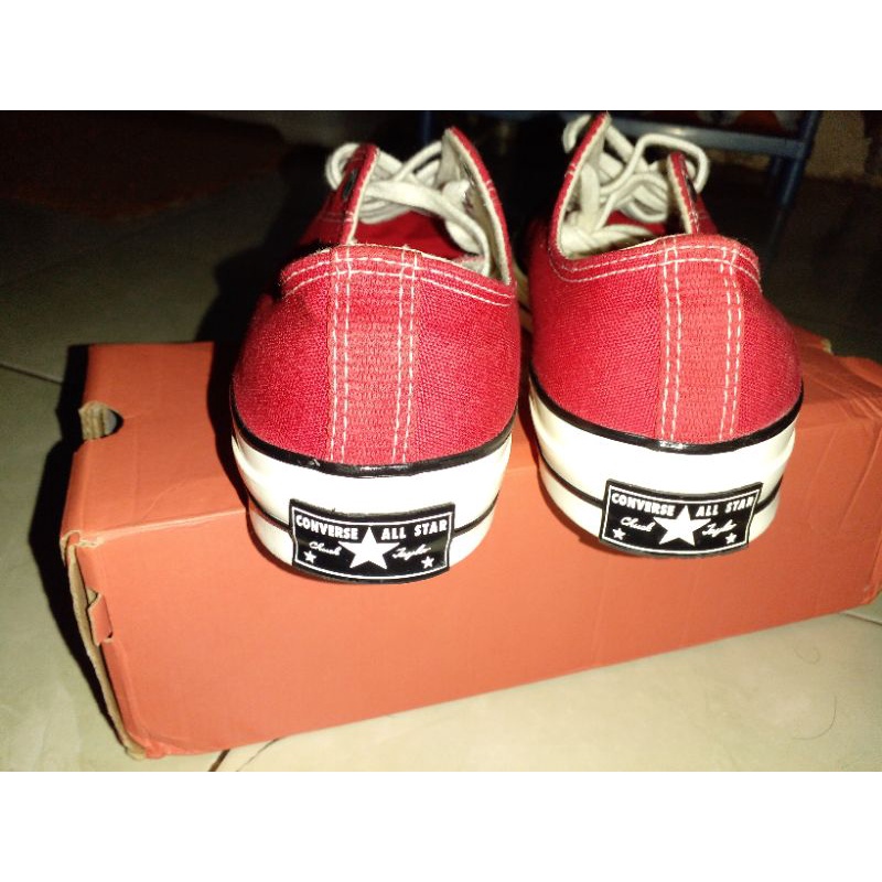 Converse 70s Low Enamel Red