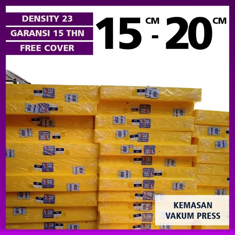 KASUR BUSA SUPER YELLOW ROYAL FOAM 140X200