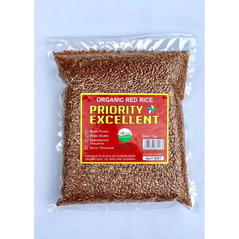 

Beras Merah Organik Priority Excellent