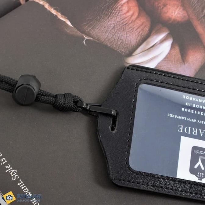 

READY COD 4151 Lanyard Simple Name Tag ID Card Holder Tali Leher Tempat Kartu PROMOKode 2348