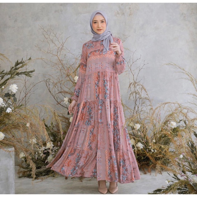 Qena dress by heaven lights / Qena dress dusty pink XXL /heaven lights dress