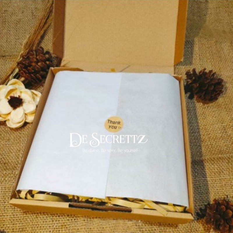 DeSecrettz GIFT BOX ONLY TANPA LINGERIE Untuk Membungkus Kado Lingerie, Hadiah Wedding, Seserahan, Birthday, Anniversary Bungkus Kado Baju Tidur Sexy, Box Kado Ulang Tahun, Box Kado Pernikahan, Gift Box Lingerie