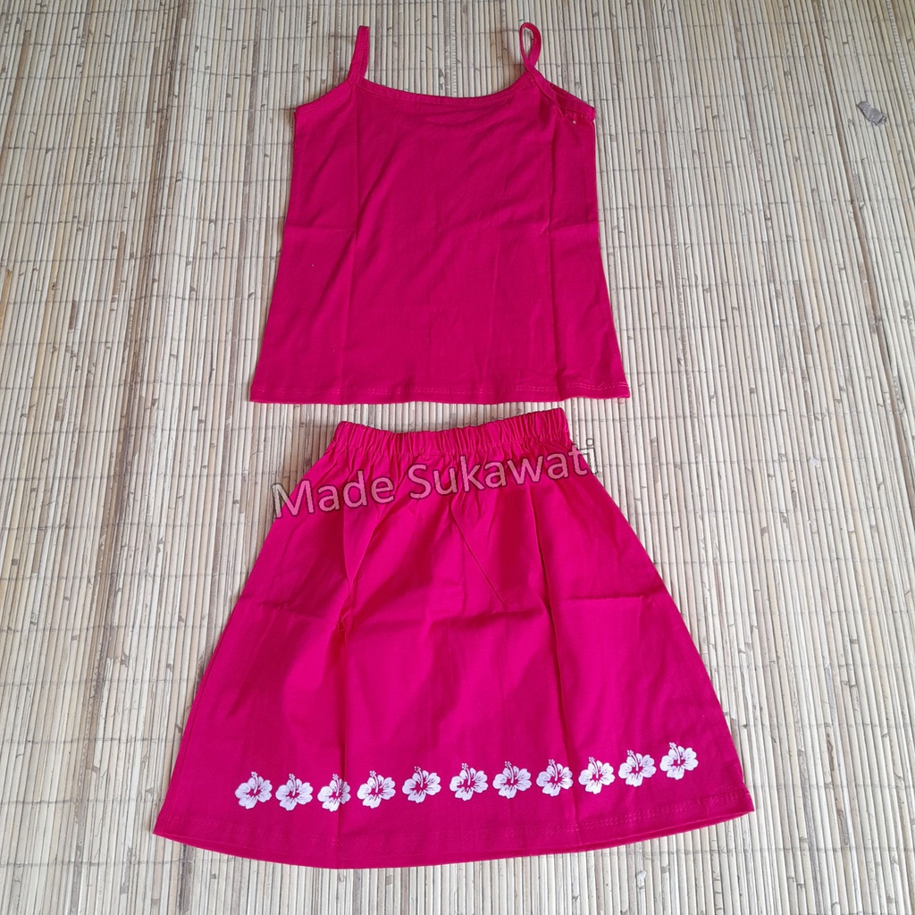 Setelan Singlet rok Anak mini bali