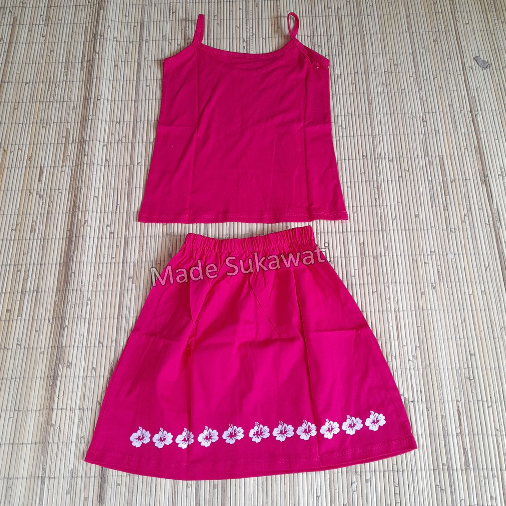 Setelan Singlet rok Anak mini bali