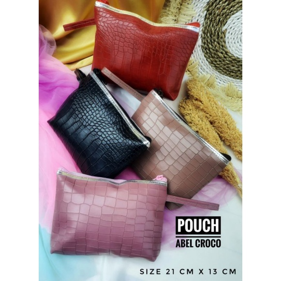 POUCH KOSMETIK ABEL CROCO DOFF