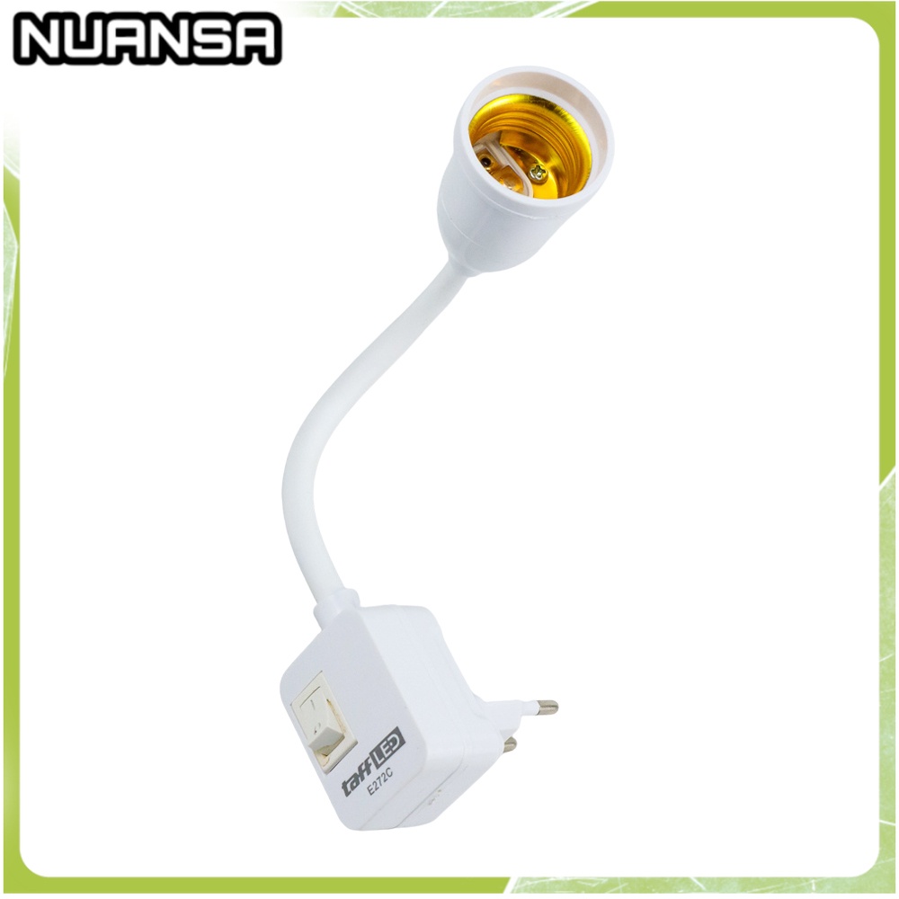 COD - Fitting Lampu EU 220V E27 Wall Socket Lamp Holder 25cm