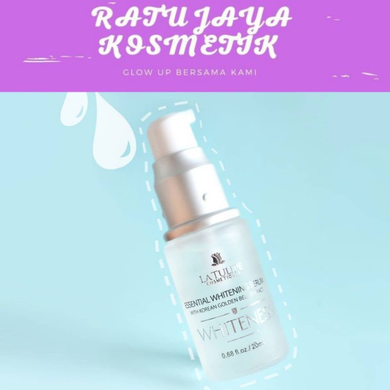 La Tulipe Essential Whitening Serum Serum Erawatan Wajah Glowing Penghilang Menghilangkan Flek Bekas