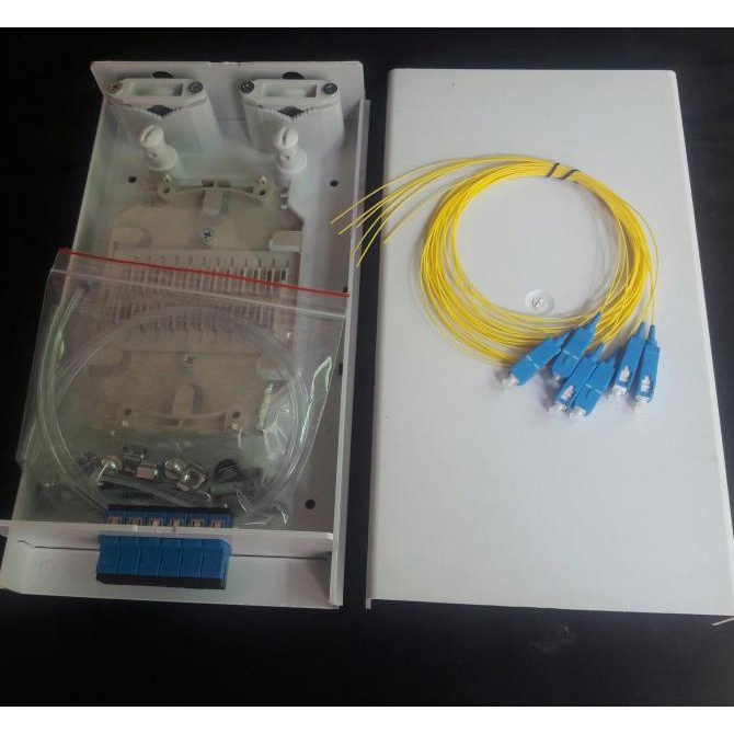 Murah Roset Fo 6 Core / Otb Wallmount 6 Core Sc Lengkap Murah