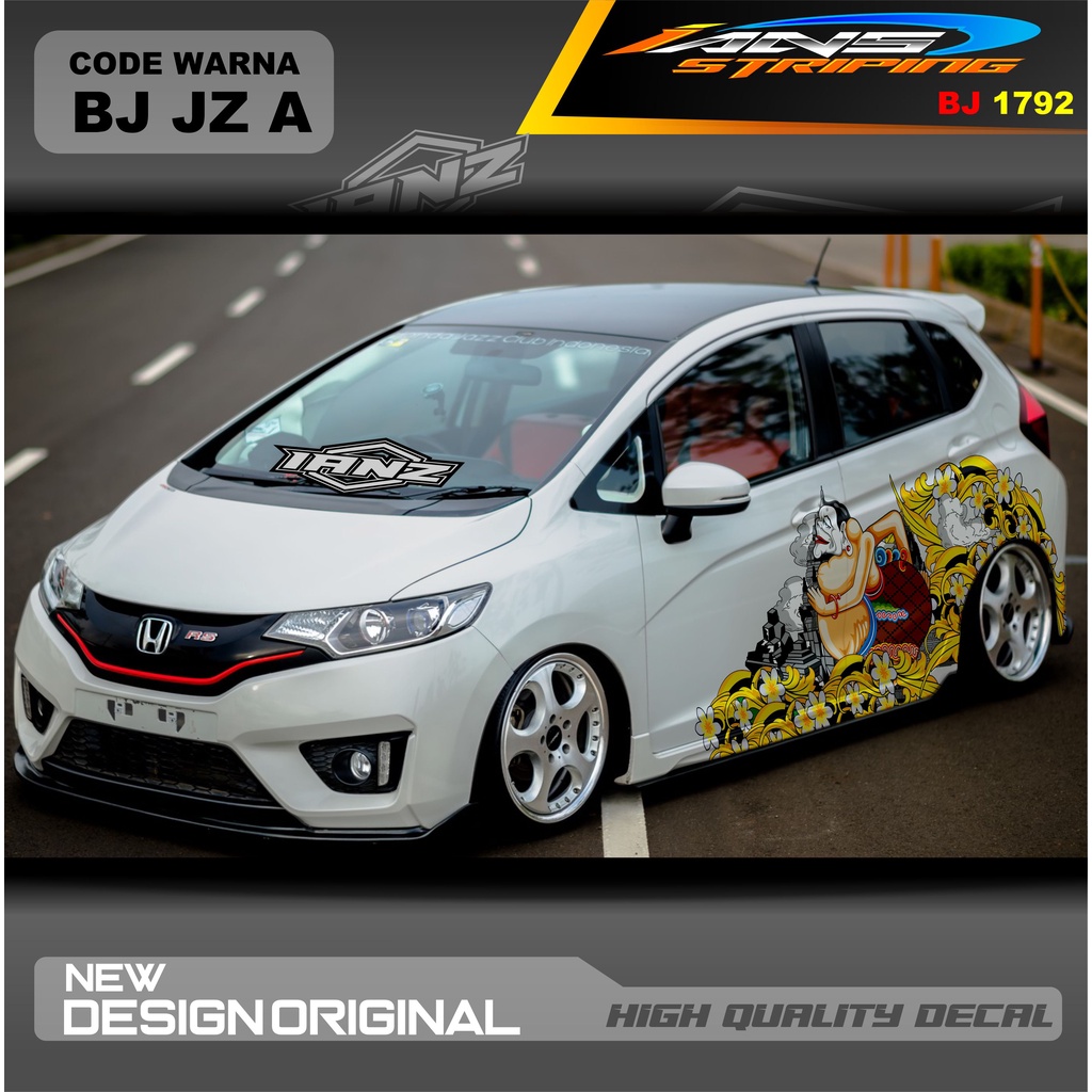 STICKER MOBIL HONDA JAZZ MOBIL AGYA AYLA AVANZA DLL / STIKER VARIASI MOBIL / DECAL STIKER MOBIL