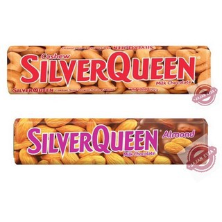 

silverqueen 25gr kecil / silver queen cashew / silverqueen almond / coklat kiloan / silver queen