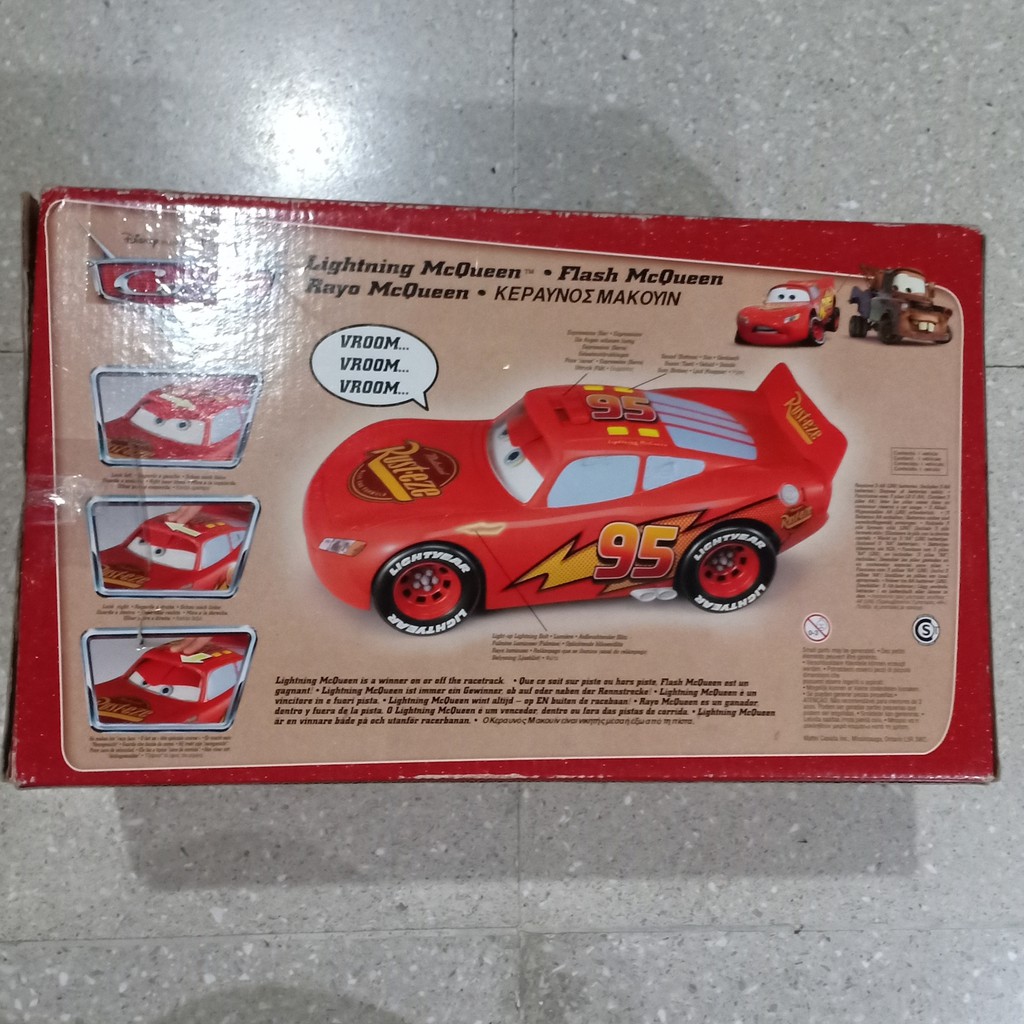 cars lightning mcqueen race track playset