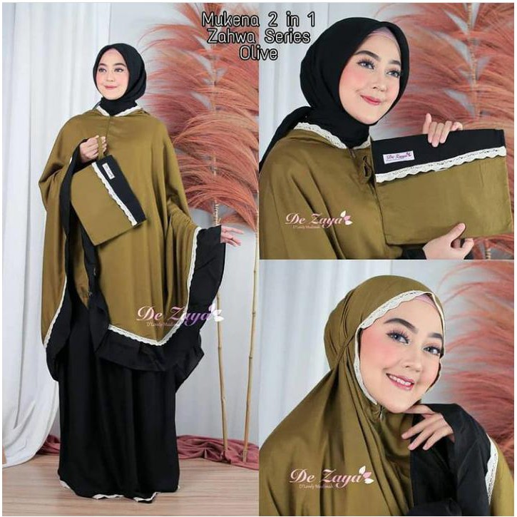 (COD) MUKENA 2 IN 1 ORI AZKANA