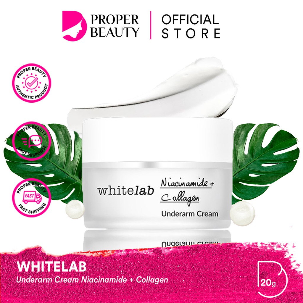 WHITELAB Brightening Underarm Cream Niacinamide + Collagen  