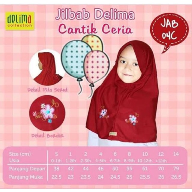 Kerudung Anak Delima Collection JAB, 04c