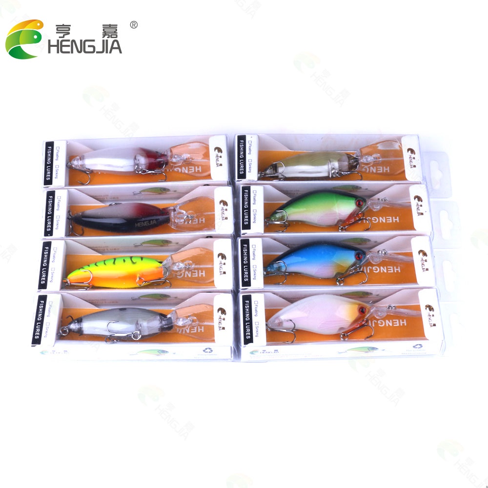 HENGJIA 1pcs 10.5CM/17.8G Crankbait Minnow umpan pancing swimbait ikan fishing lure bass bait tackle