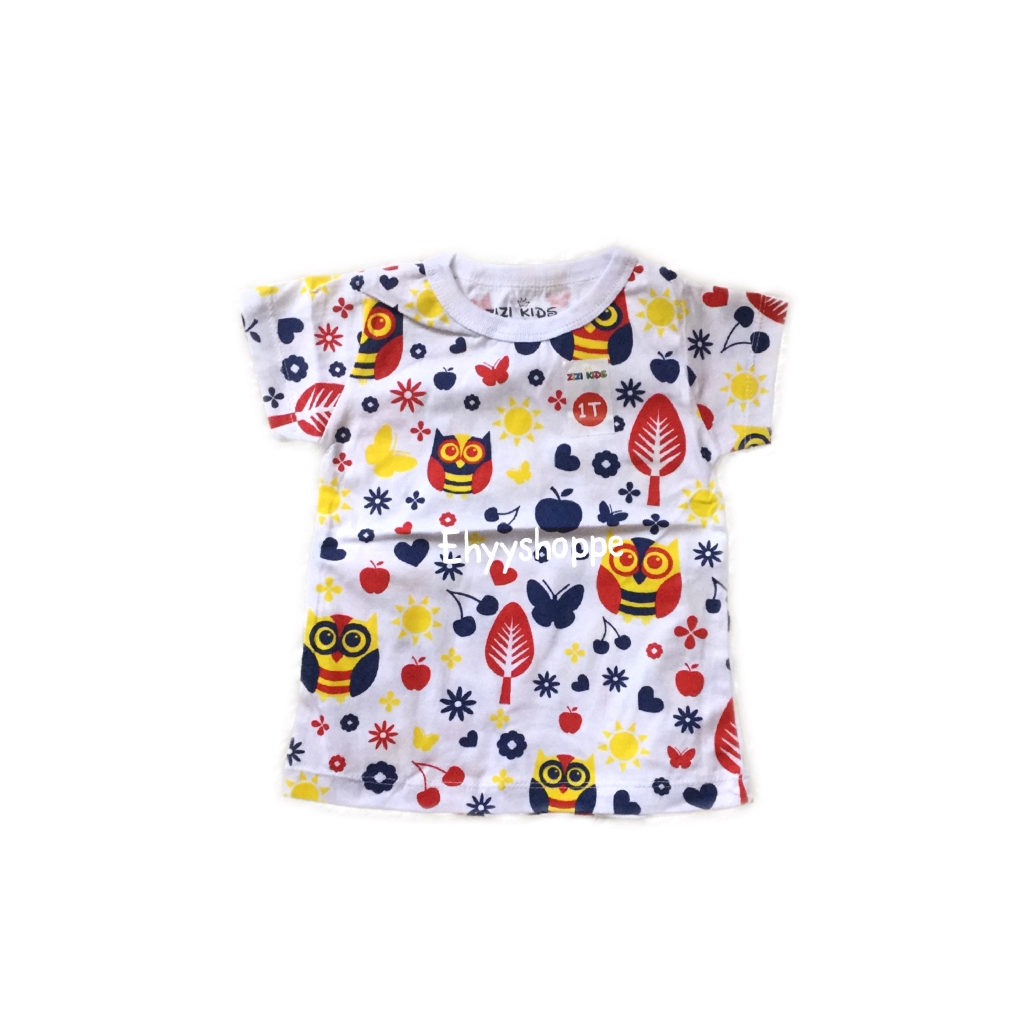 Kaos Bayi Kaos Anak Printed Tee Usia 1 - 4 tahun