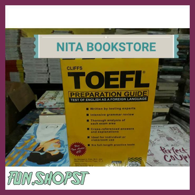 Jual BUKU CLIFFS TOEFL PREPARATION GUIDE PLUS CD | Shopee Indonesia