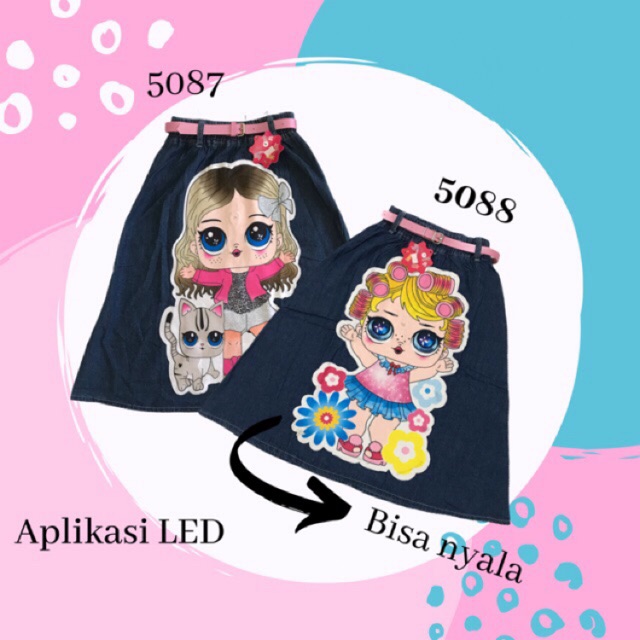 NomenaKids ~ ROK PANJANG ANAK CEWEK / ROK JEANS PANJANG ANAK / ROK ANAK