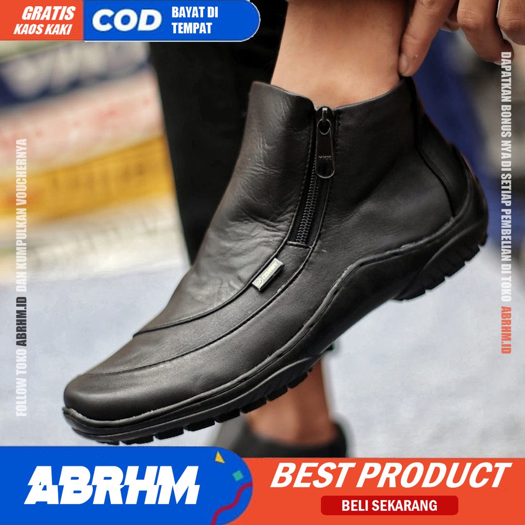 ABRHM CORA Sepatu Formal Pria Sepatu Casual Sepatu Pria Casual Kulit Asli Sepatu Kasual Cowok / Cowo Oxford Kerja Kantor Lapangan Kuliah Kondangan Gaya Keren Kekinian Original Murah Terlaris