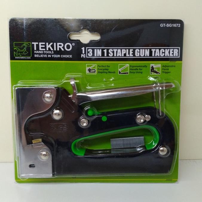 

Staples tembak 3 in 1 staple gun tacker TEKIRO GT-SG 1672