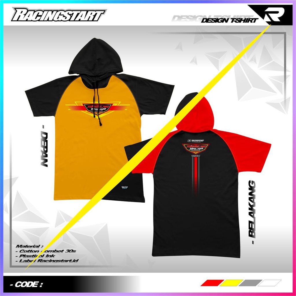 NEW T-SHIRT KAOS HOODIE MARLAP MAKELAR BALAP X RACINGSTART