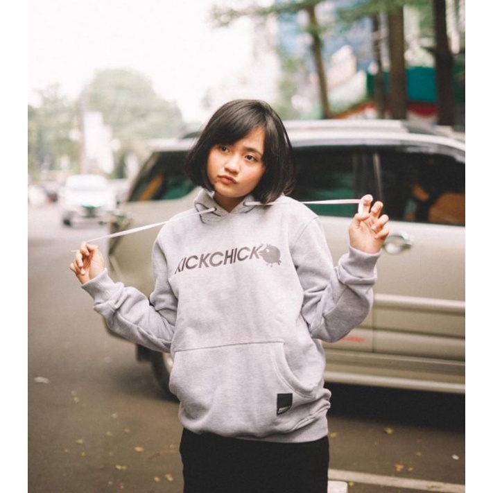 Kickchick Hoodie Classic Grey black