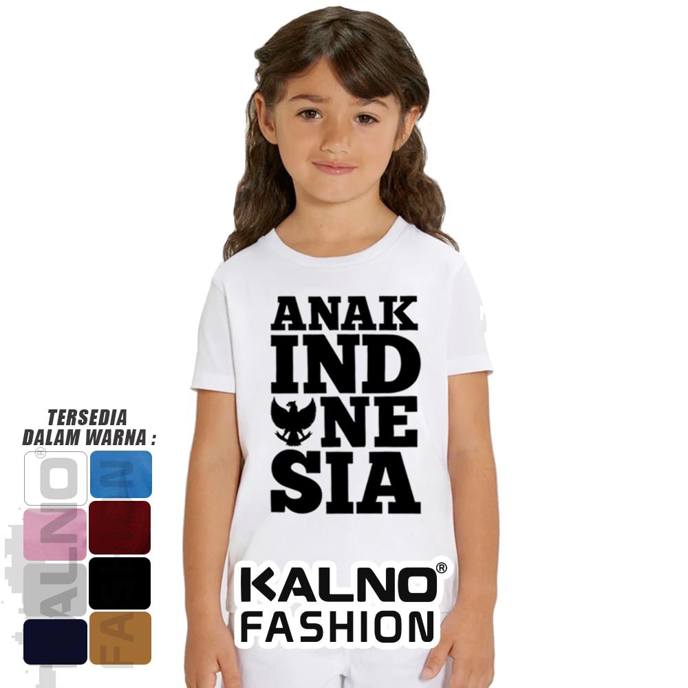 Kaos Anak pria / wanita Print anak Indonesia 171