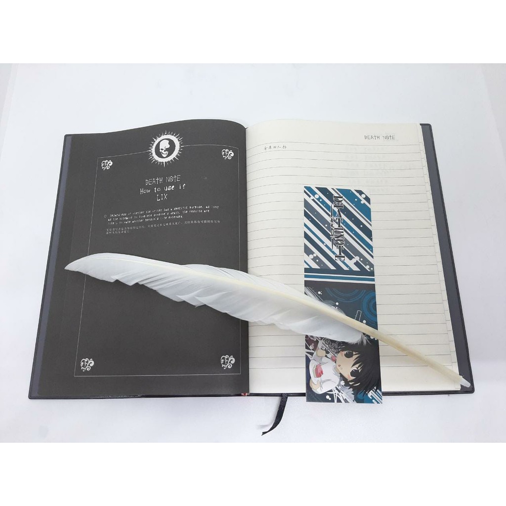Buku Death Note Replika Asli Termurah Free Pen Bulu