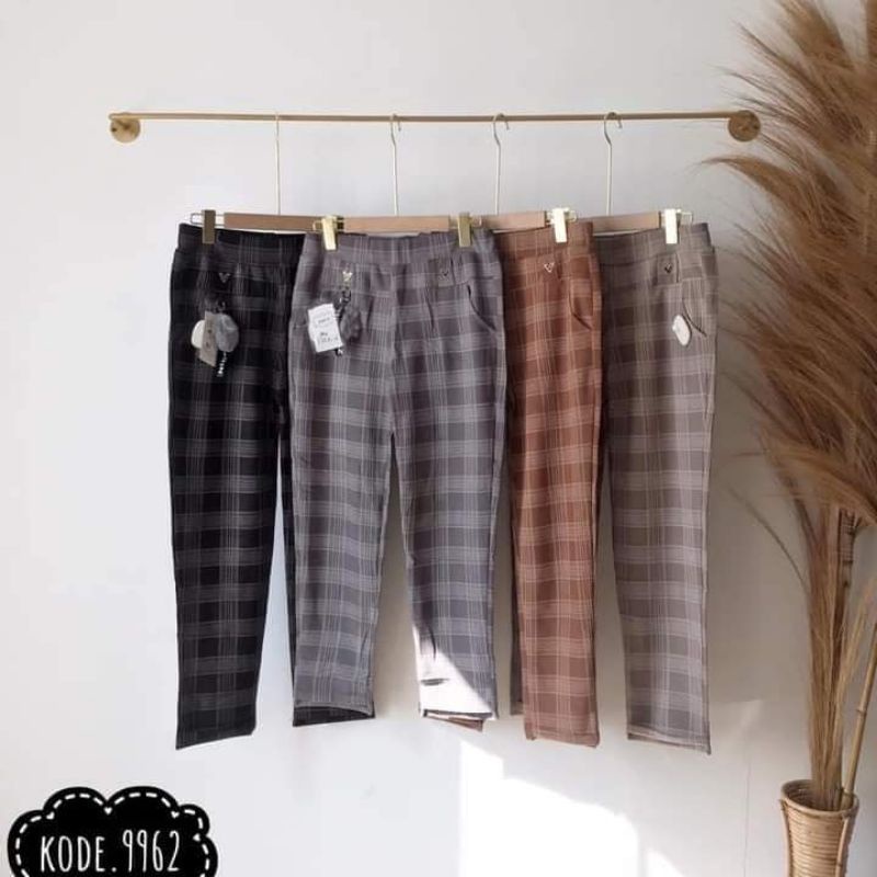 CELANA IMPORT ZARA TARTAN / CELANA KOTAK / CELANA ZARA JUMBO /CELANA MURAH/ CELANA LUNA PANJANG TERM
