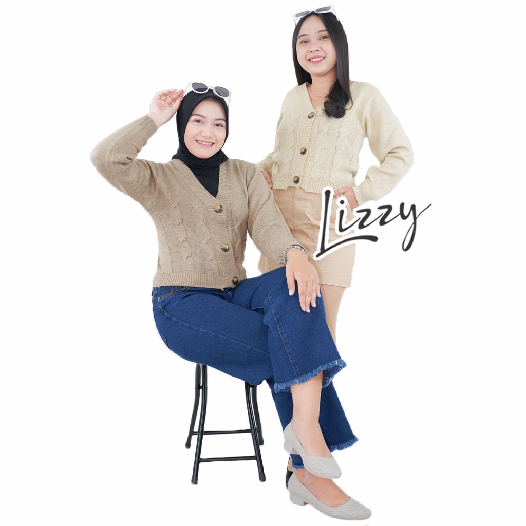 Lizzy - HAZEL CABLE CARDIGAN