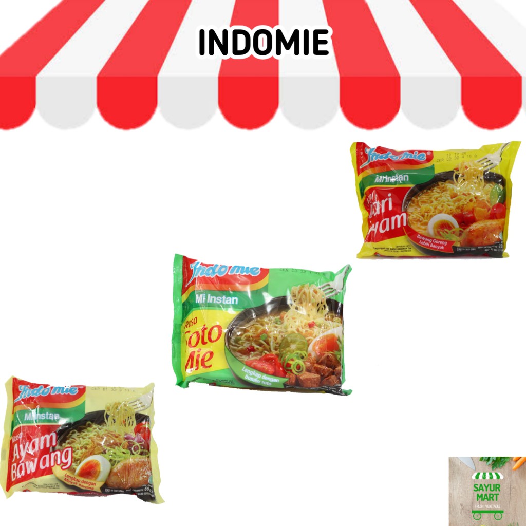 

Indomie Kuah 5 bks / Pack - Indomie Soto - Ayam Bawang - Kari Ayam