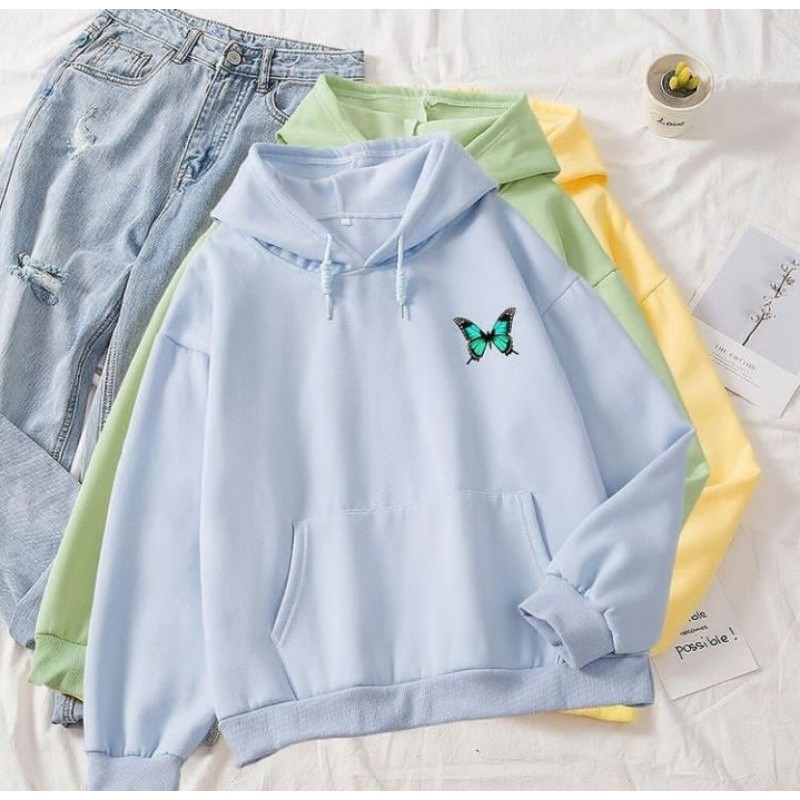 Hoodie Jumper Sweater motif Butterfly (Kupu kupu) [M-2XL]