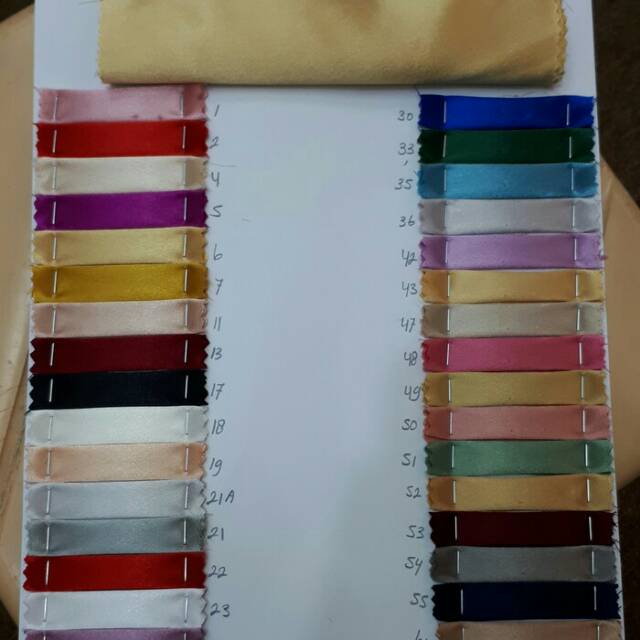 Kain Satin Armani // Bahan Satin Sutra // Bahan Gaun{0,5} | bahan silk